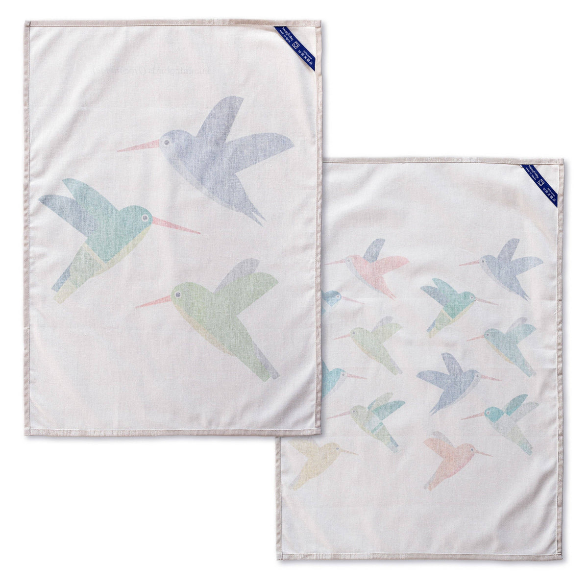 Lot de 2 torchons de cuisine Colibri 70 x 50 cm