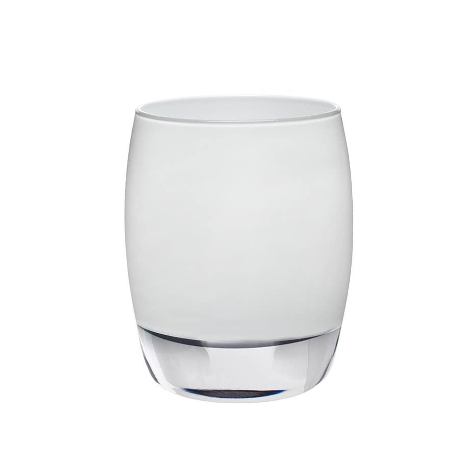 Bougeoir en Verre T-light ATLAS: Blanc