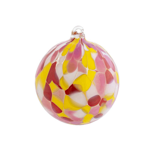 Boule de Noël en verre Ø10 ALMA: Rouge