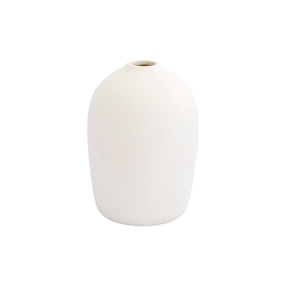 Vase 14cm BIO: Blanc