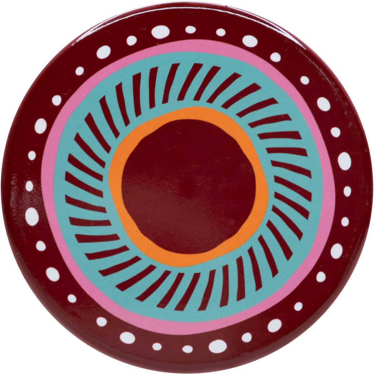 Dessous-de-verre en céramique (Set de 4) sous verre- ADINKRA