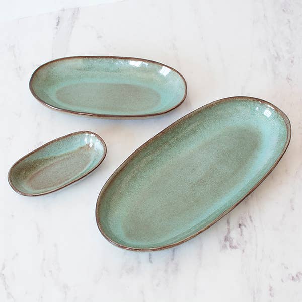 Plat ovale 24 cm BREEZY: Azul
