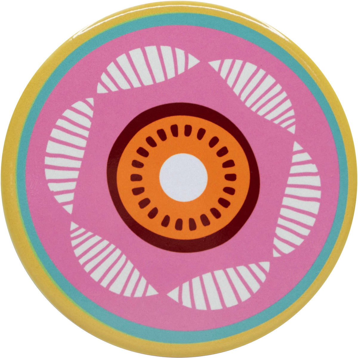 Dessous-de-verre en céramique (Set de 4) sous verre- ADINKRA