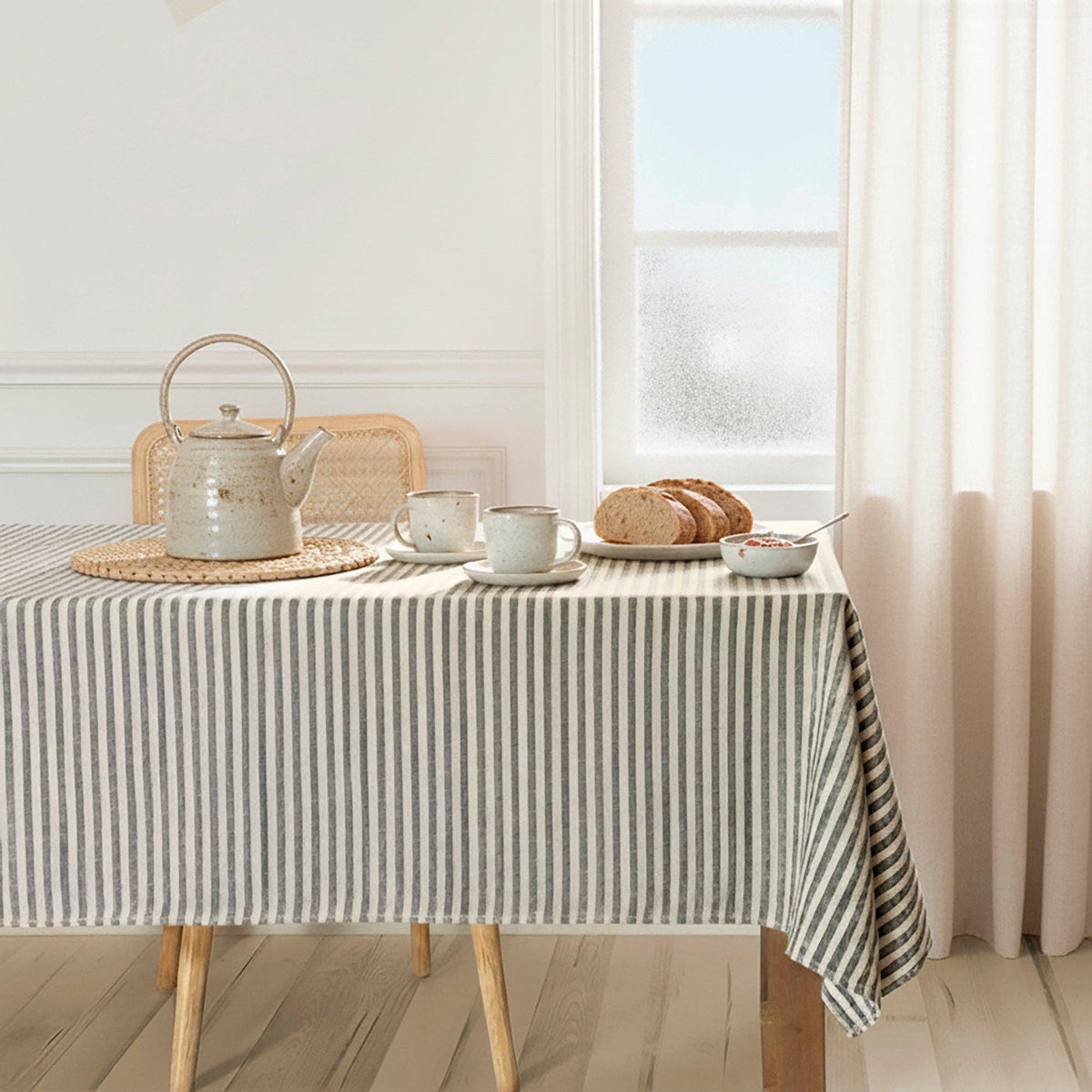 Nappe Horizon noire: 140 x 250 cm