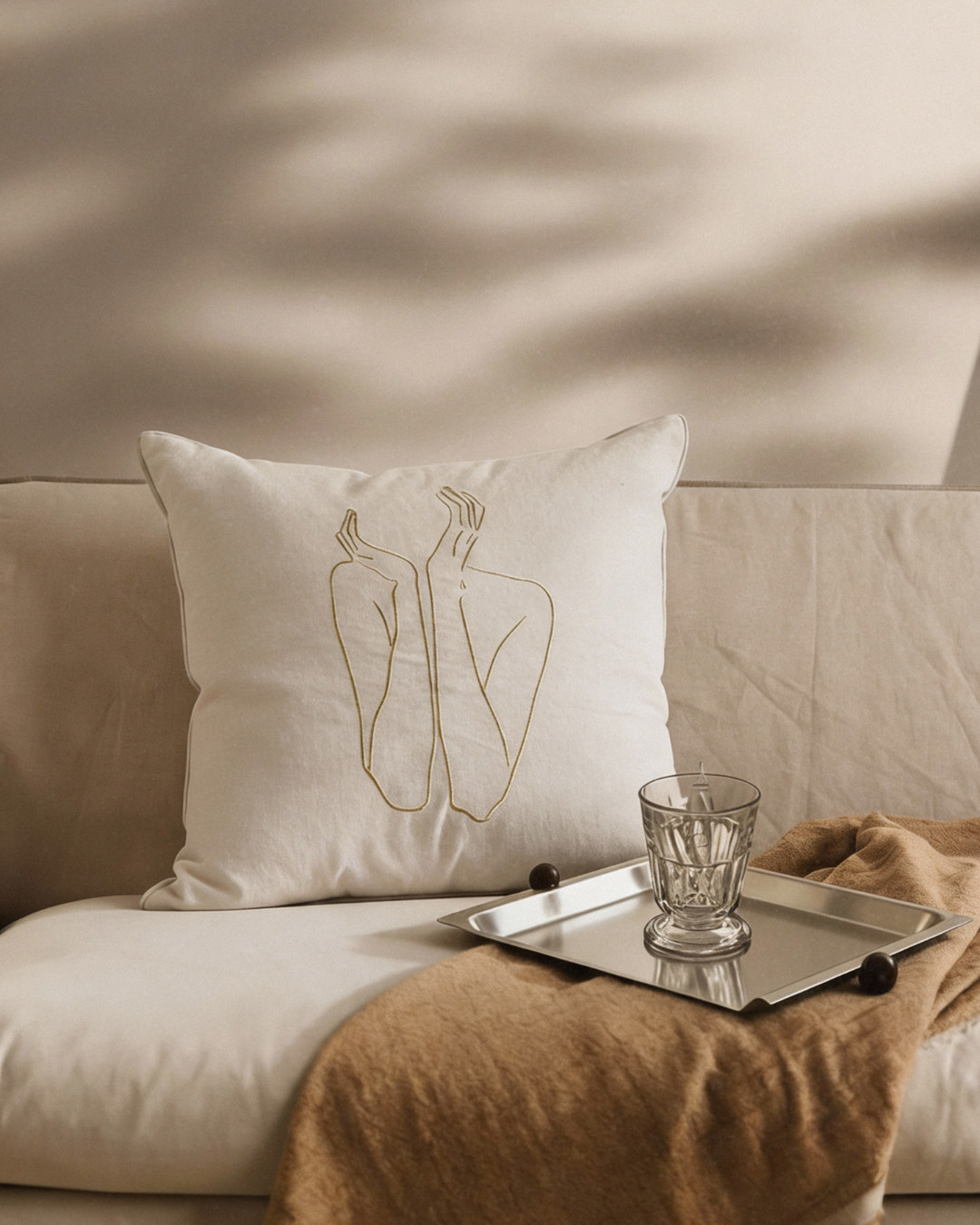 Housse de coussin, Contemplation: Natural