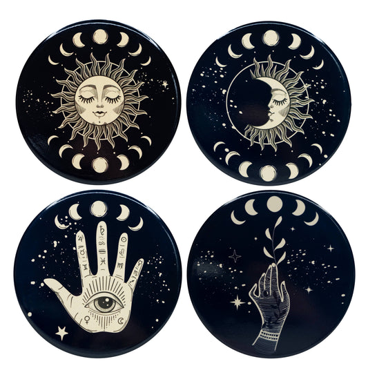 Sous-verres en céramique (Set de 4)- Tarot