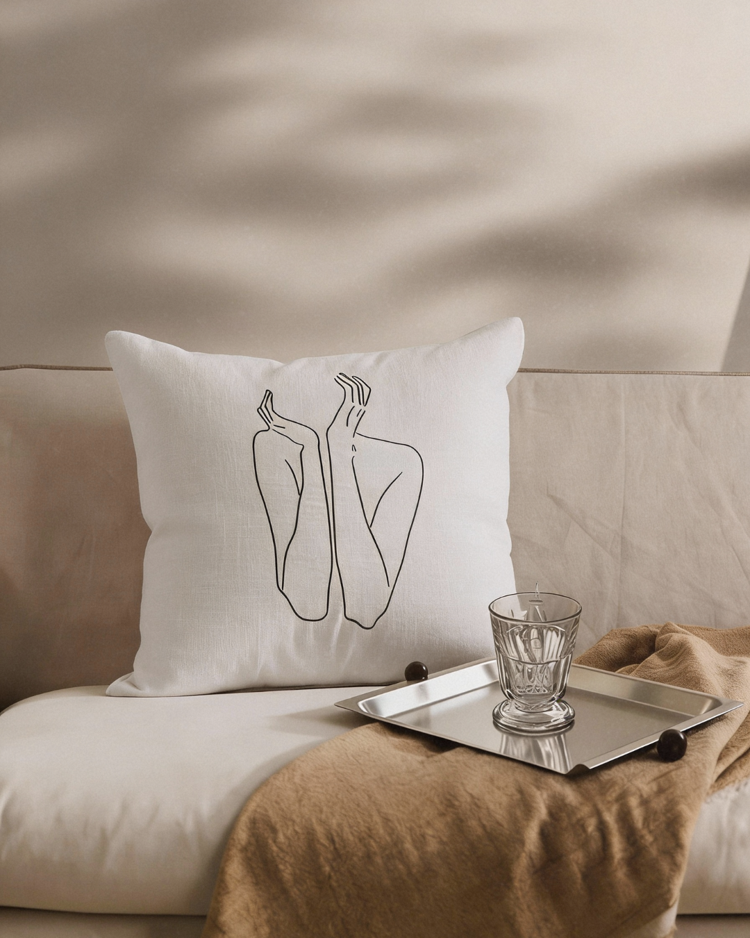 Housse de coussin, Contemplation: Natural