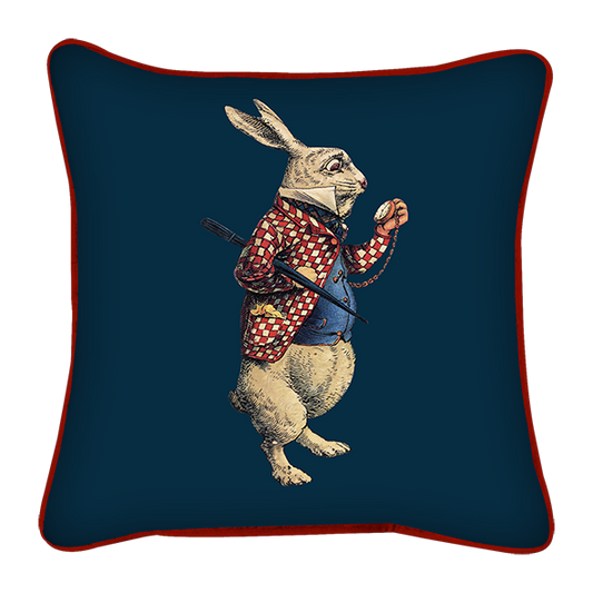 Coussins - Lapin horloge d'Alice