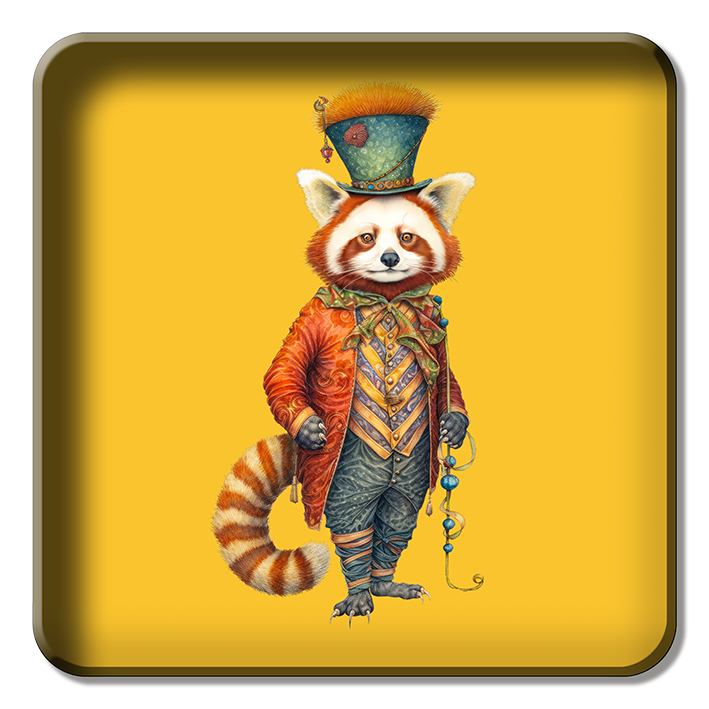 Plateau Cirque Panda roux Jaune