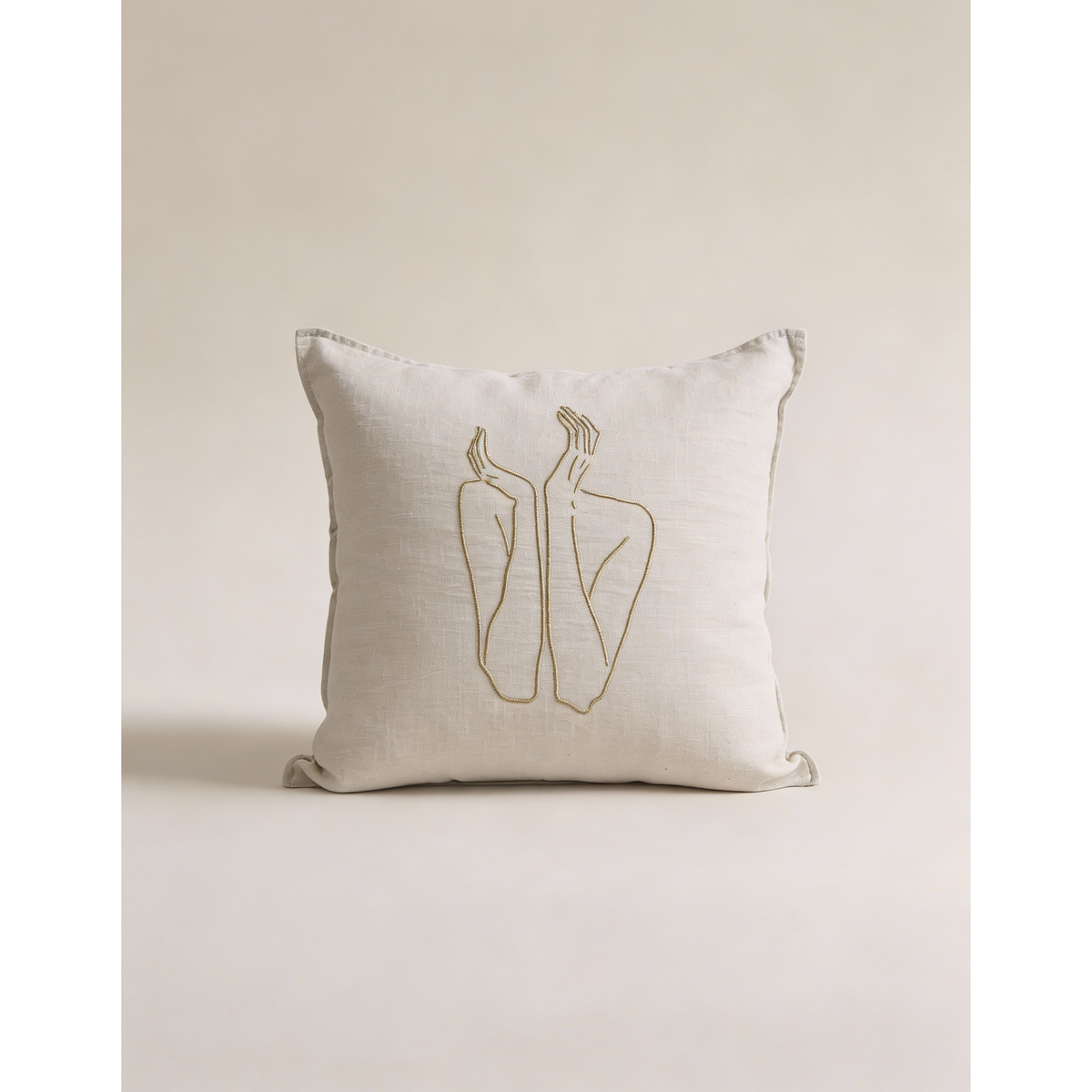 Housse de coussin, Contemplation: Blanc