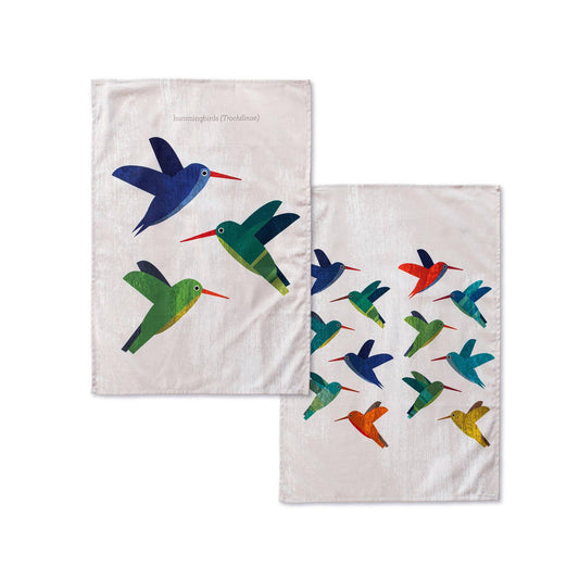 Lot de 2 torchons de cuisine Colibri 70 x 50 cm