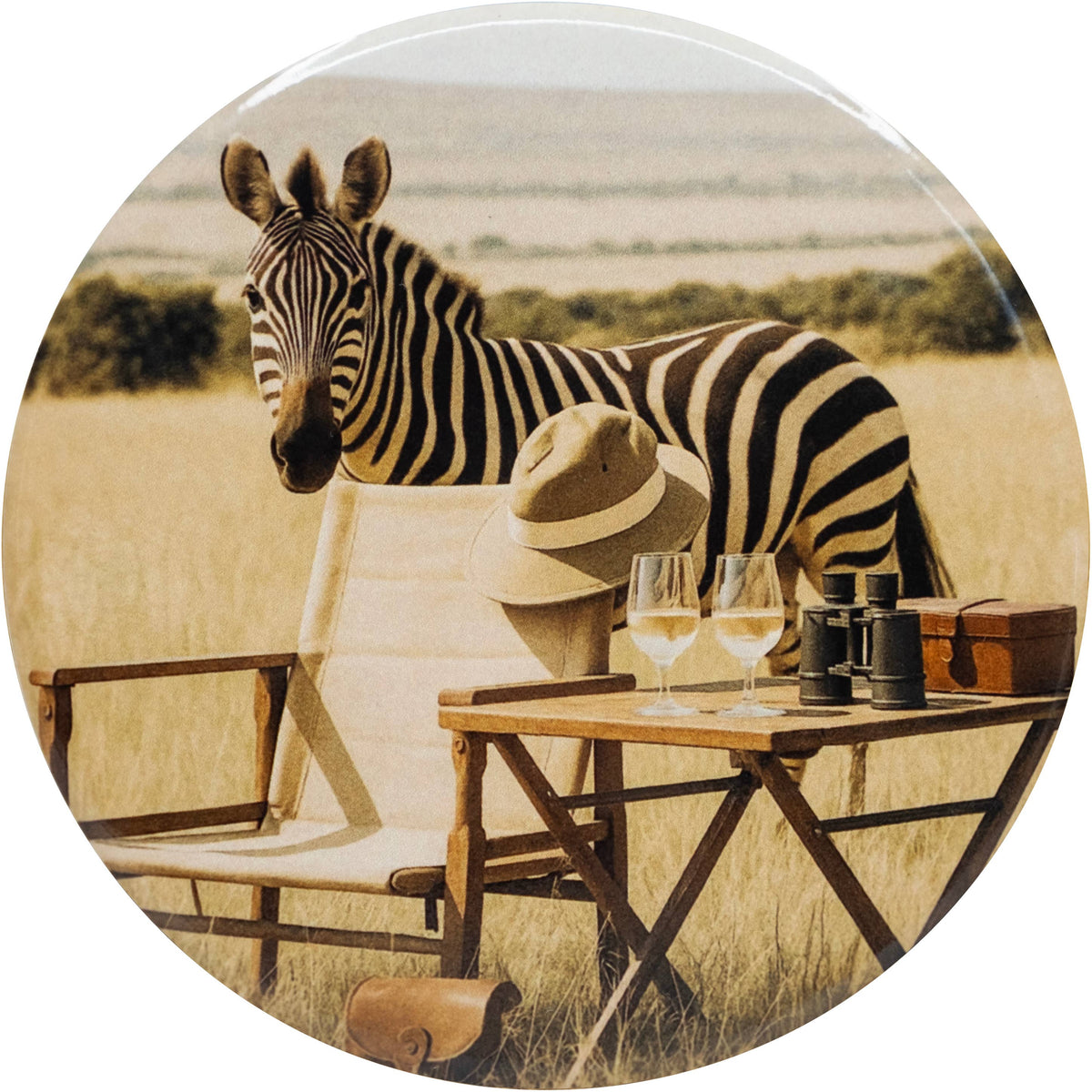 Sous-verres en céramique (Set de 4)- Safari