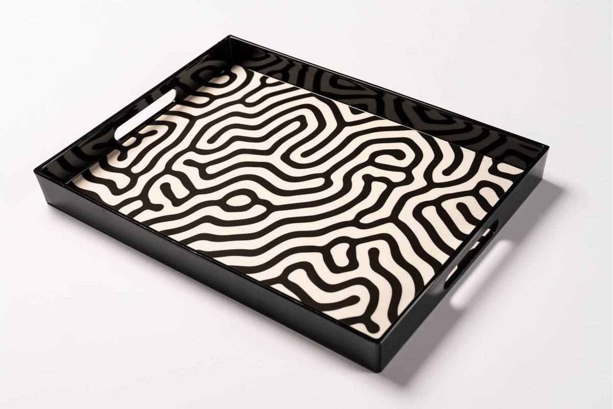 Plateau laqué Bauhaus