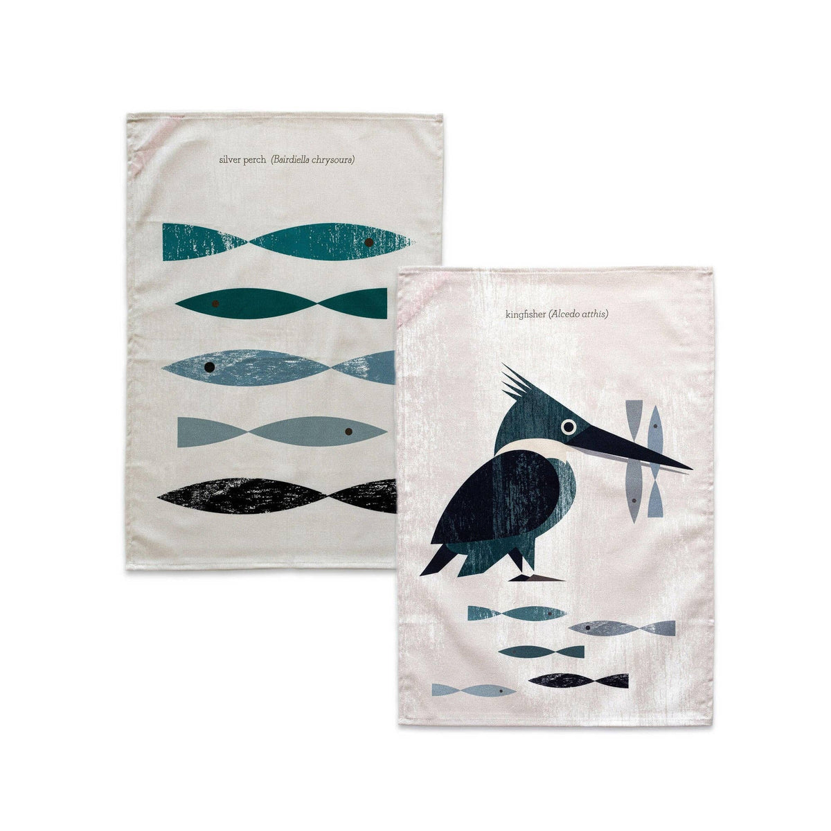Torchon de cuisine, lot de 2 Kingfisher 70 x 50 cm