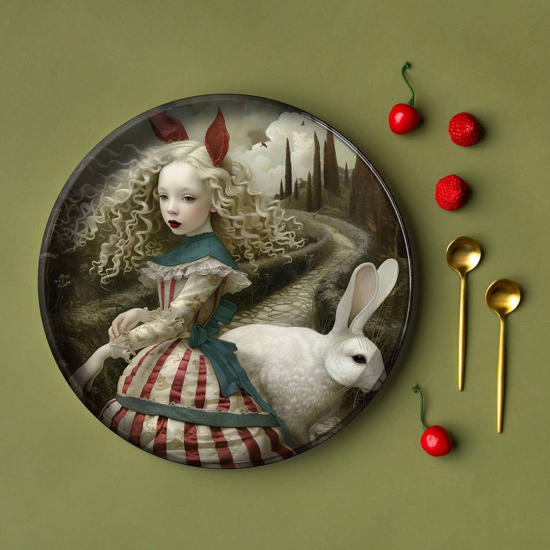 Plateau Alisa - Le lapin d'Alice