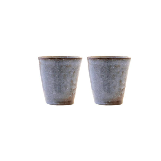 Ensemble de 2 Tasses à Café Expresso BREEZY: Azul