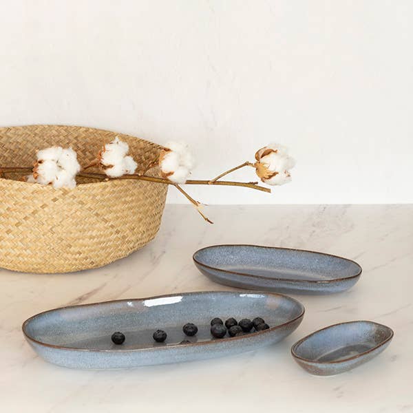 Plat ovale 24 cm BREEZY: Azul