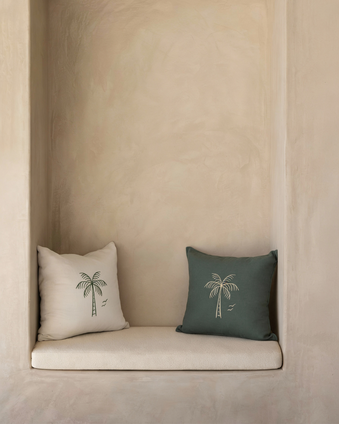 Housse de coussin, Tropical: Blanc