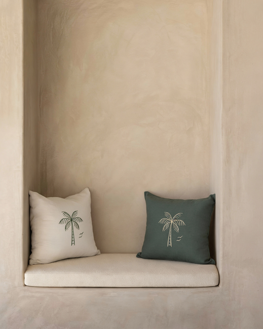 Housse de coussin, Tropical: Blanc