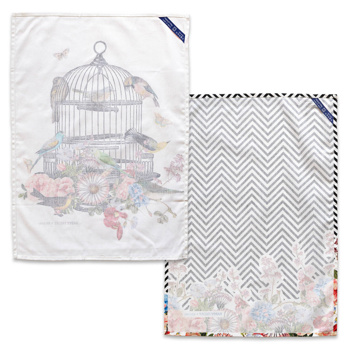 Lot de 2 torchons de cuisine Hanging Garden 70 x 50 cm