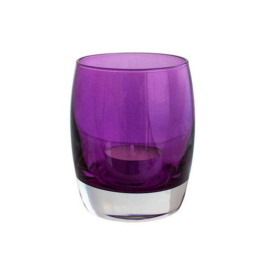 Bougeoir en Verre T-light ATLAS: Lilas