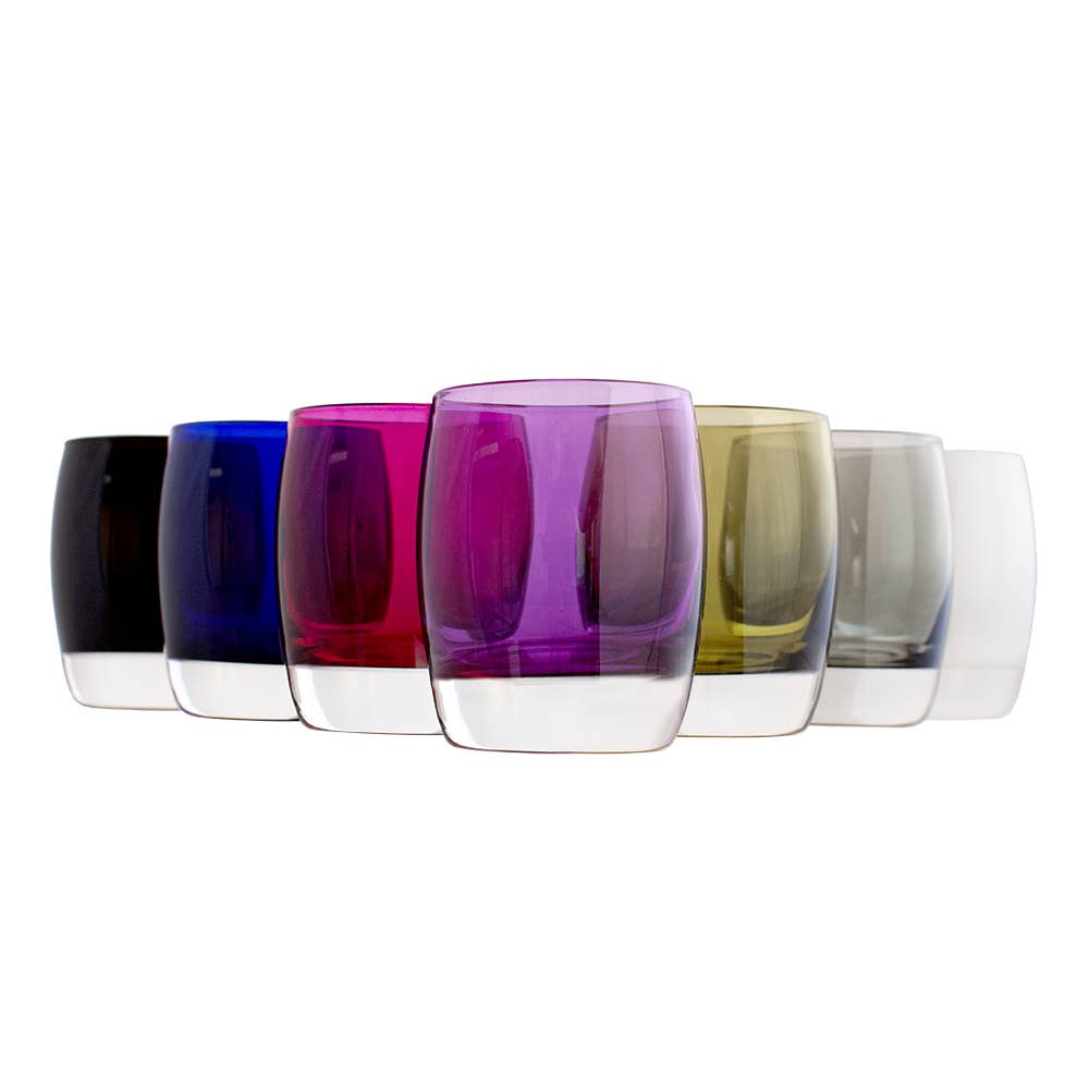 Bougeoir en Verre T-light ATLAS: Ruby