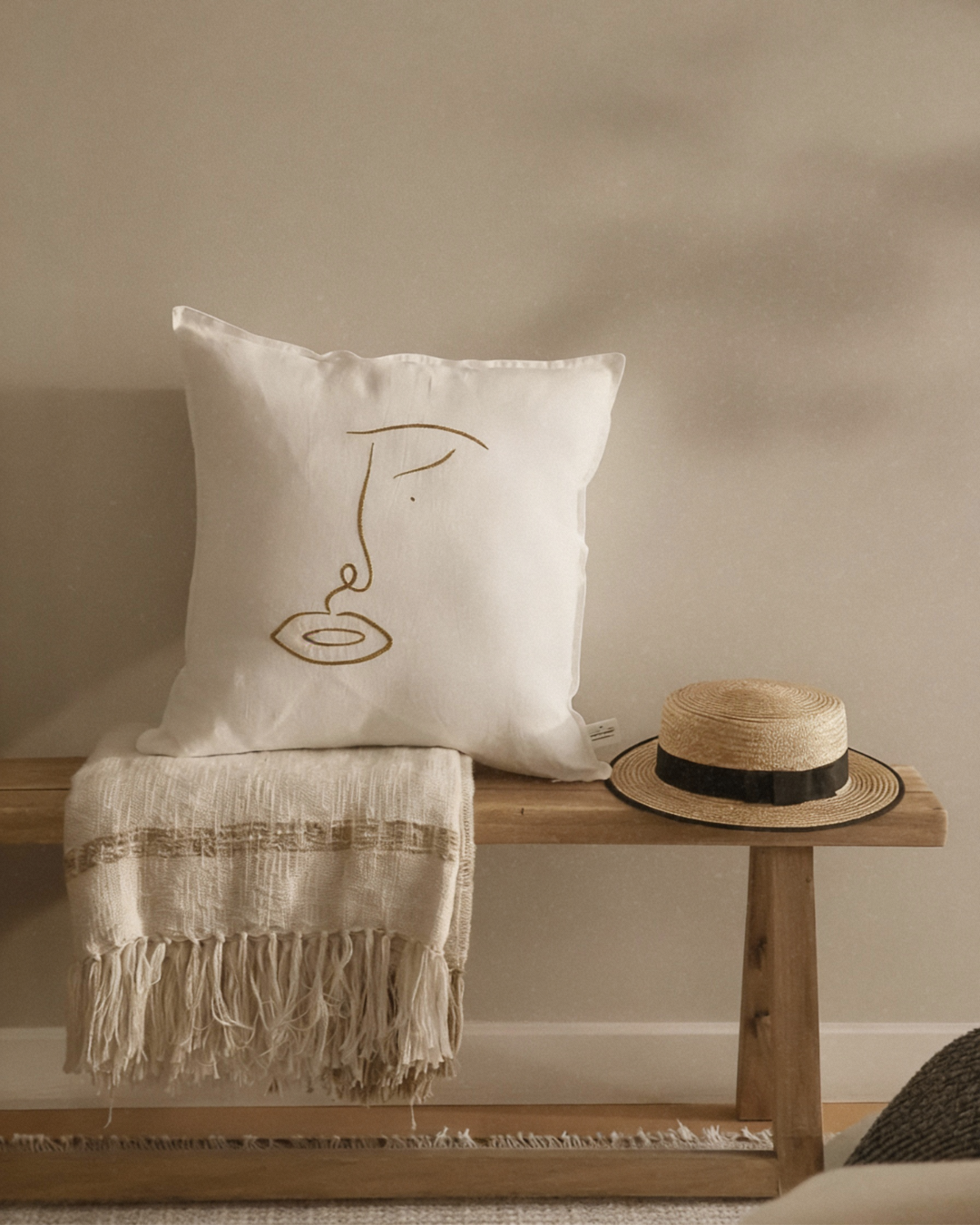 Housse de coussin, La moitié de moi: Naturel