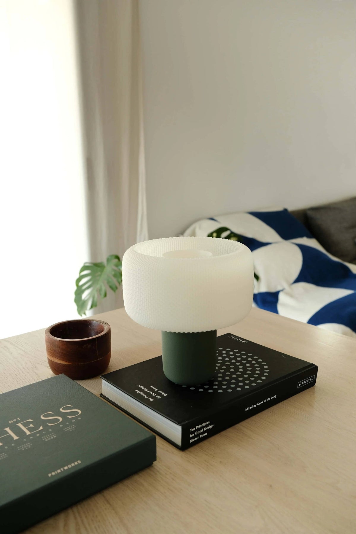 Lampe champignon  Verte