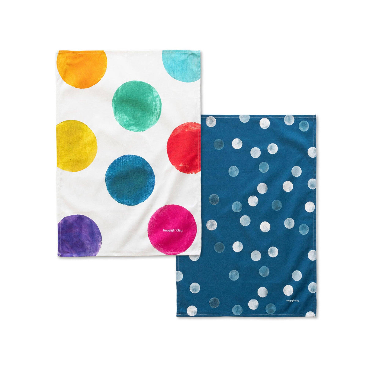 Lot de 2 torchons de cuisine Confetti 70 x 50 cm
